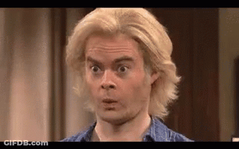 Bill Hader Really Reaction GIF