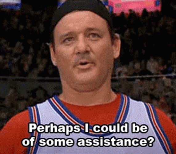 Bill Muray Perhaps Need Of Assistance GIF
