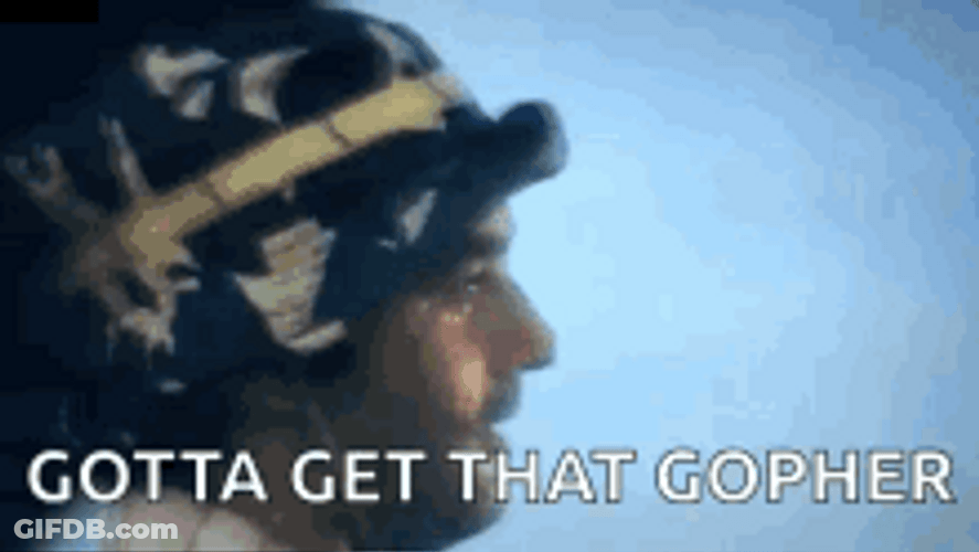 Bill Murray Caddyshack Gotta Get That Gopher GIF