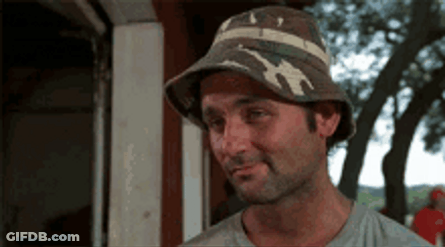 Bill Murray Caddyshack Saying It's Nice GIF
