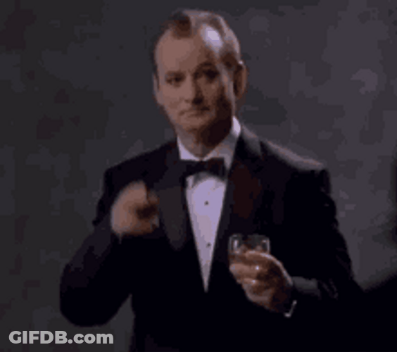 Bill Murray Caddyshack With A Shot GIF