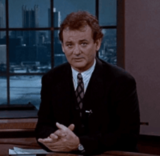 Bill Murray Fingers Crossed GIF