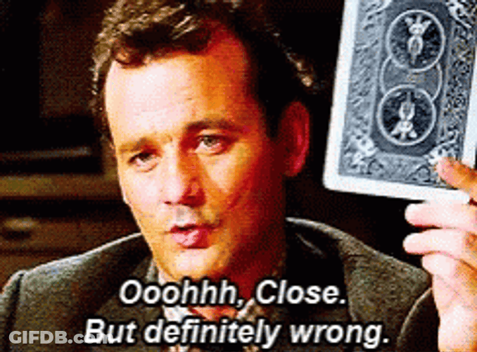 Bill Murray Holding Up Playing Card GIF