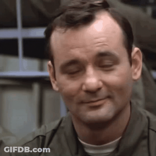 Bill Murray Timid Smile GIF