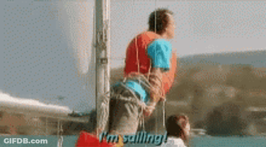 Bill Murray What About Bob I'm Sailing GIF