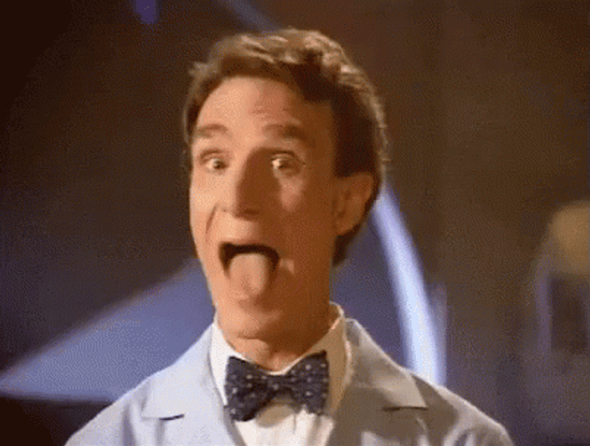 Bill Nye Tongue Shake GIF