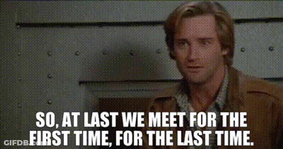 Bill Pullman At Last We Meet For The First Time GIF