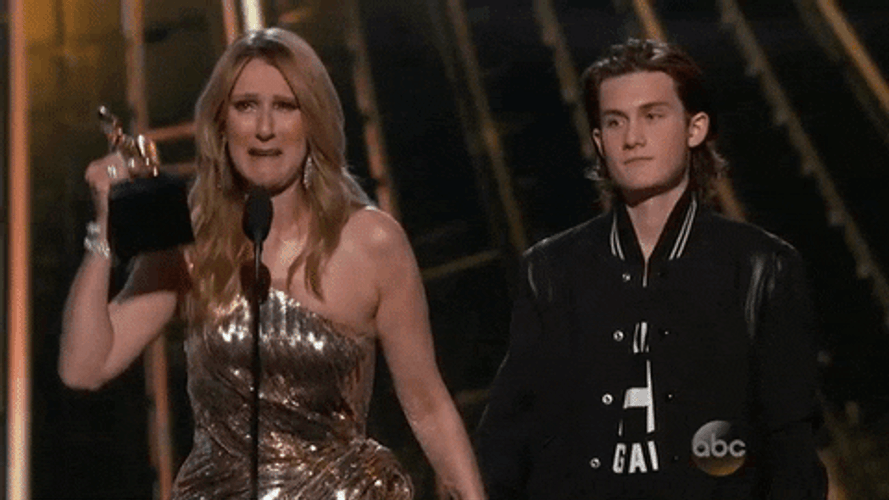 Billboard Icon Award Celine Dion Crying GIF