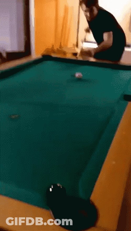 Billiard Game Bad Aim GIF