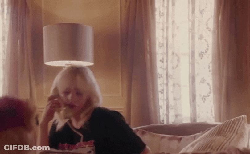 Billie Eilish Answering Phone Call GIF