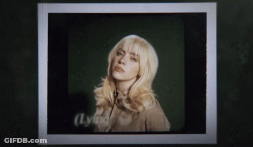 Billie Eilish Lyric GIF