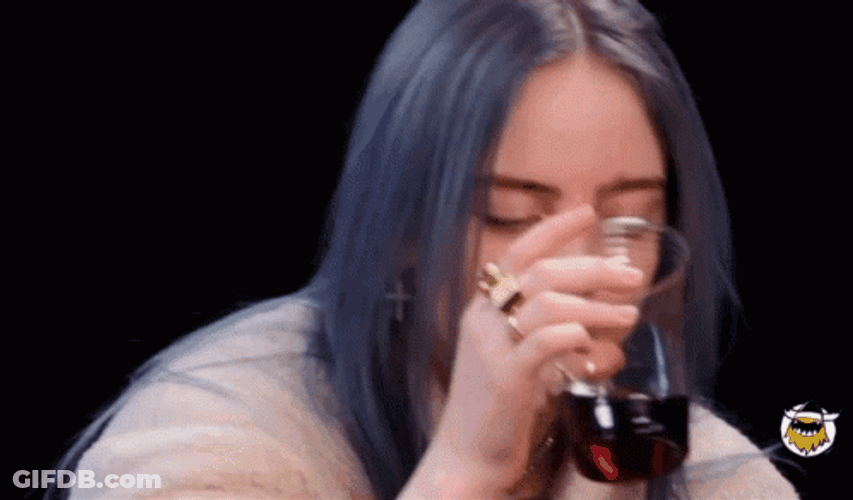 Billie Eilish Okay Reaction GIF