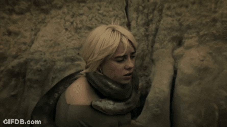 Billie Eilish Snake Death Grip GIF