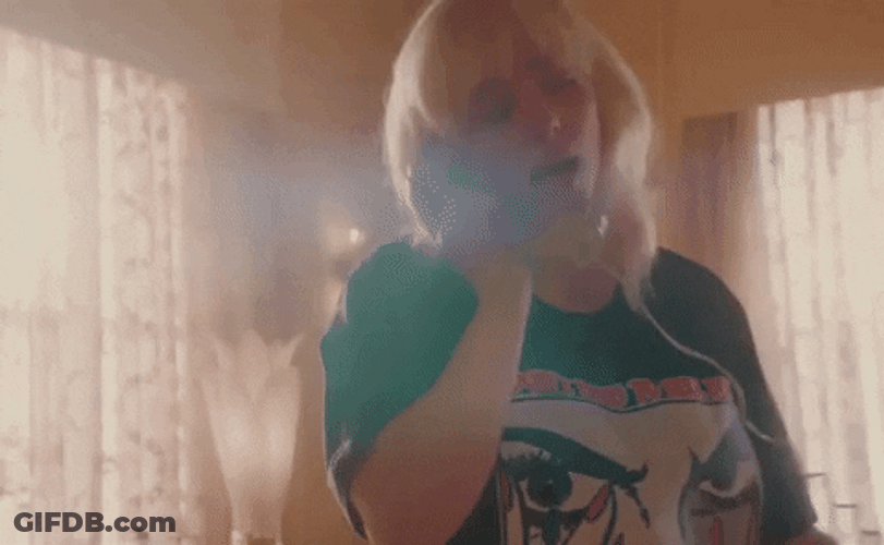 Billie Eilish Taking Phone Call GIF