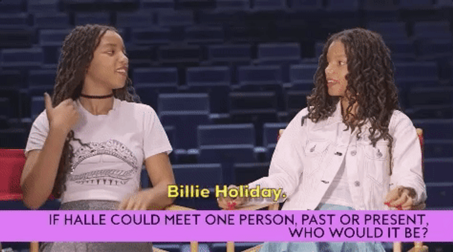 Billie Holiday Chloe Halle GIF