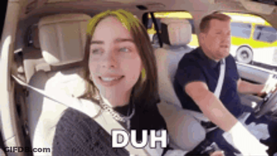 Billie & Jimmy Singing Duh GIF