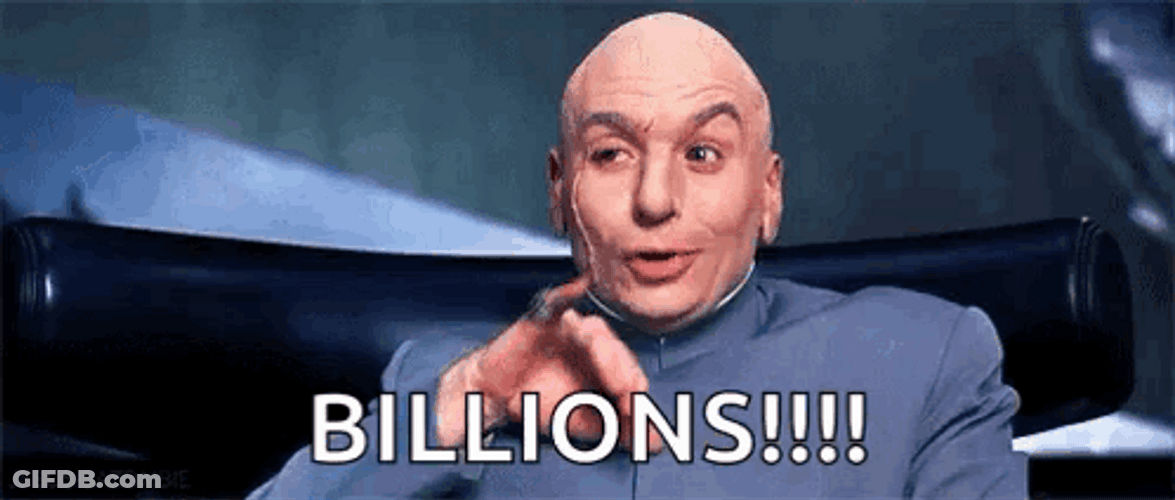 Billions Dr Evil One Million Dollars GIF