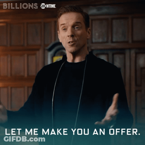 Billions Showtime Poster Man Talking GIF