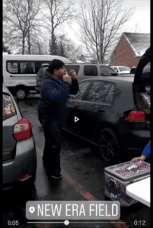 Bills Mafia Buffalo Bills Fans Smashing Table GIF