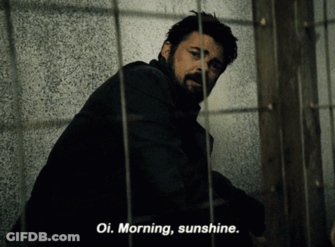 Billy Butcher Morning Sunshine GIF