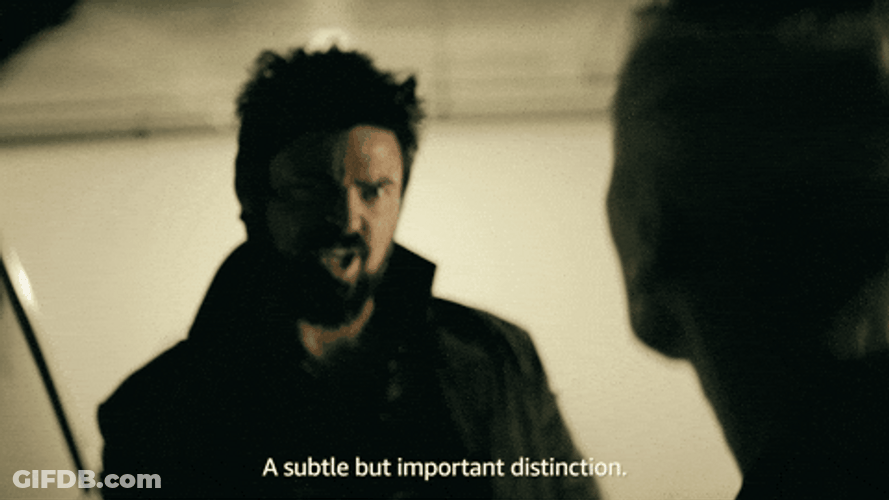Billy Butcher Proving A Point GIF