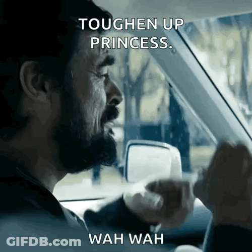 Billy Butcher Says Toughen Up Princess GIF