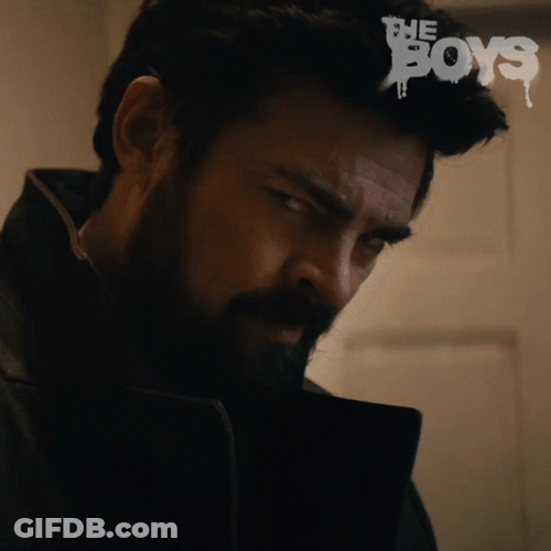 Billy Butcher Scary Stare GIF