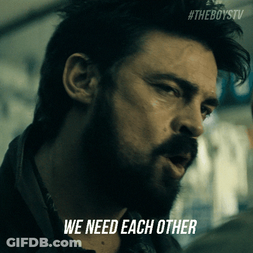 Billy Butcher We Need Each Other GIF