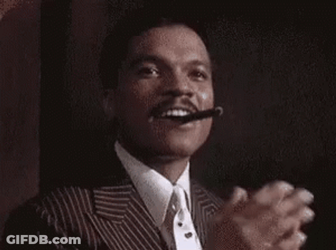 Billy Dee Williams Round Of Applause GIF