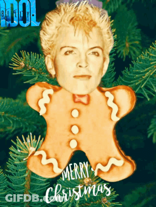 Billy Idol Merry Christmas GIF