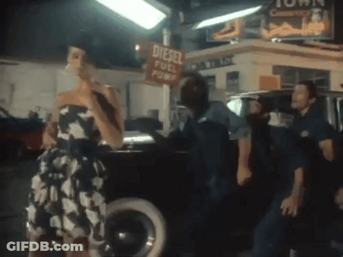 Billy Joel Chasing A Lady Lovestruck GIF