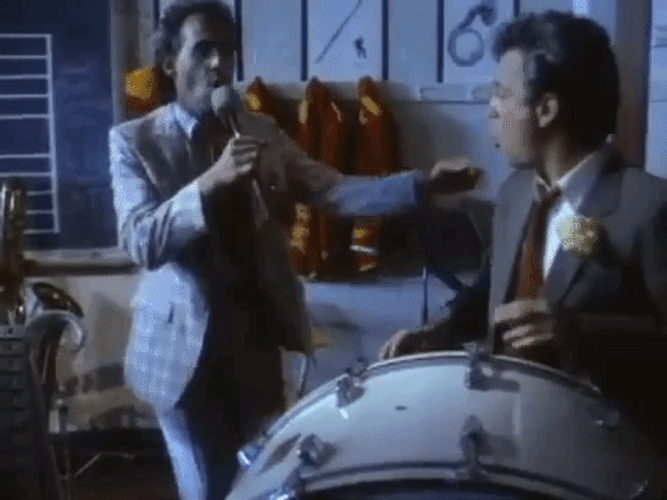 Billy Joel Joining Stroll Music Video GIF