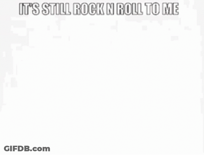 Billy Joel Rock And Roll To Me GIF