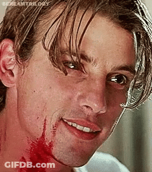 Billy Loomis Bloody Smile GIF