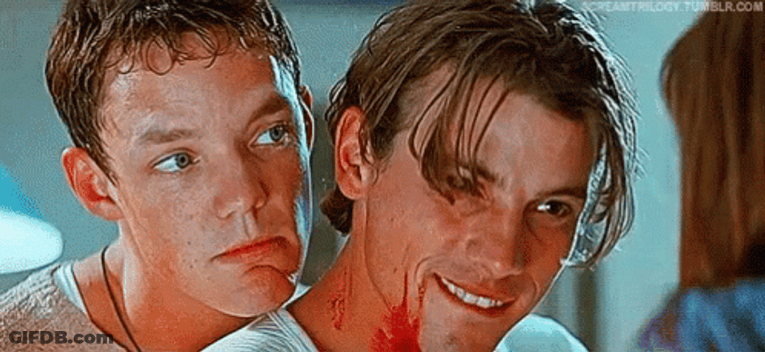 Billy Loomis Lip Bite GIF