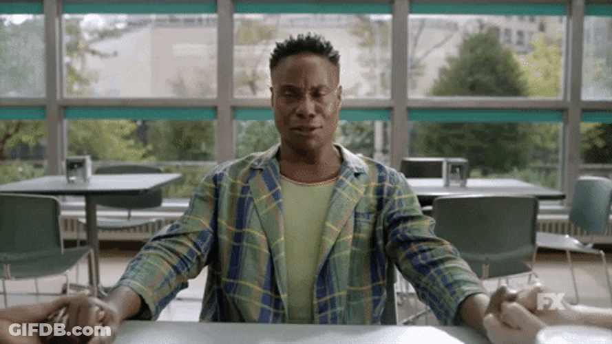 Billy Porter I Can't Reaction GIF