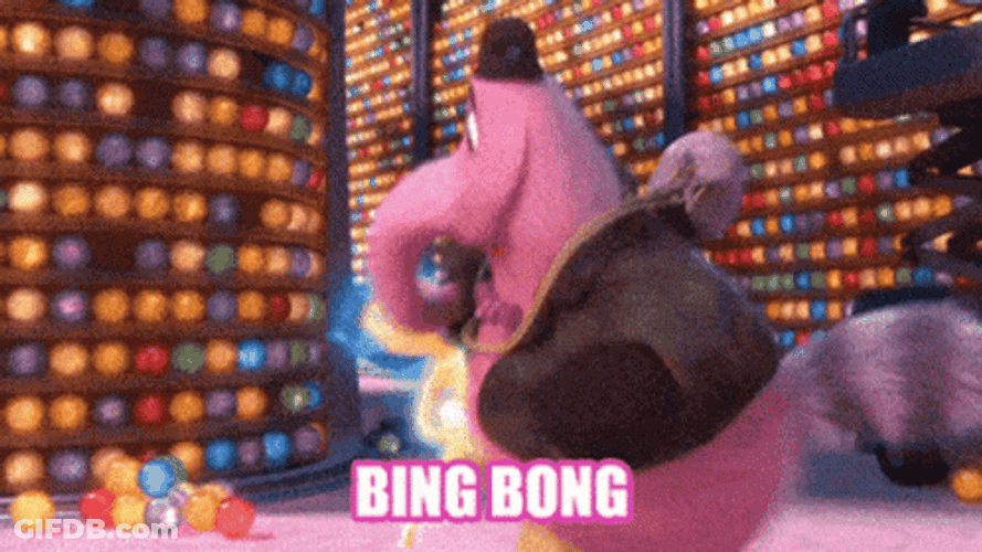Bing Bong Inside Our Bonding With Joy GIF