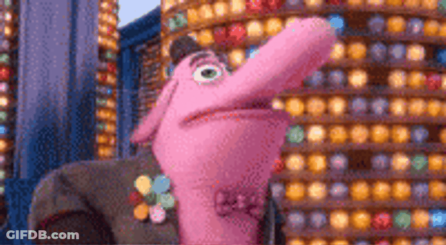 Bing Bong Inside Out Copying Chicken GIF