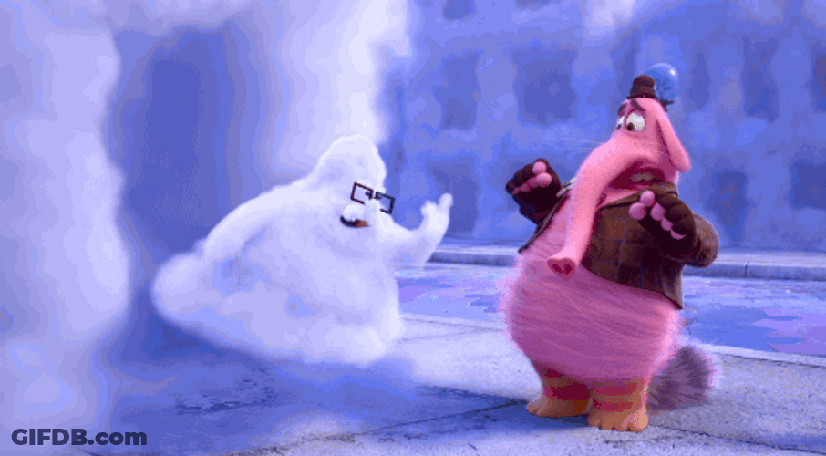 Bing Bong Inside Out In Cloud Town GIF