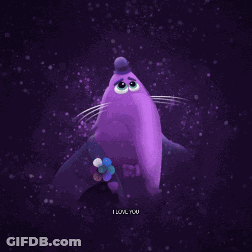 Bing Bong Inside Out Saying I Love You GIF