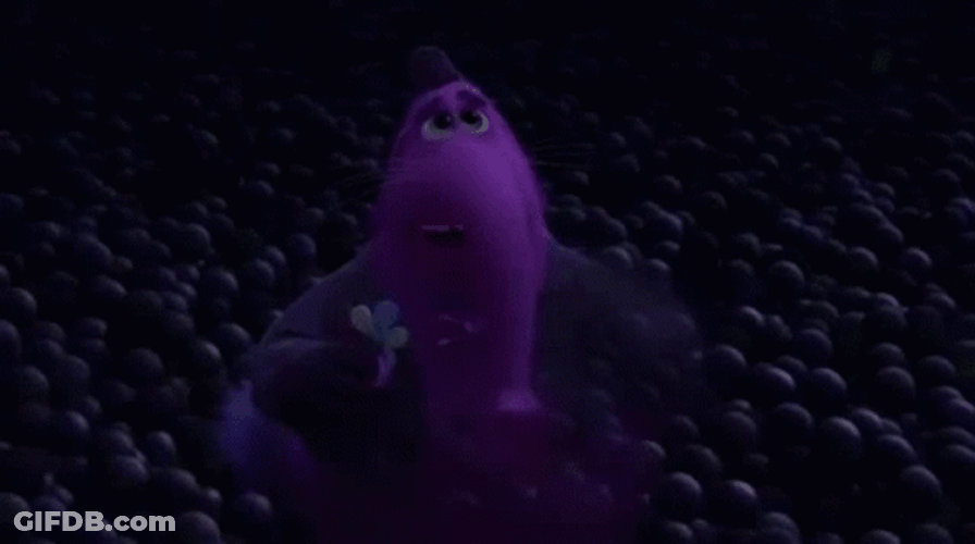 Bing Bong Inside Out Slowly Fading Away GIF