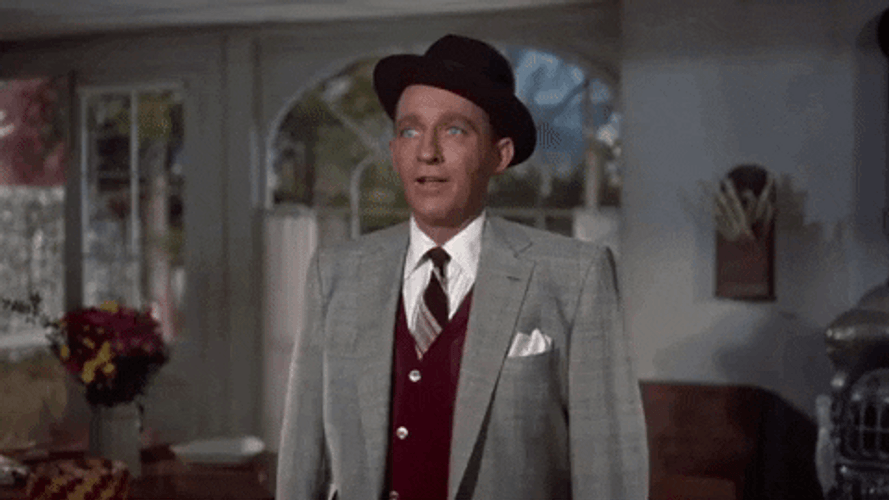 Bing Crosby Yes Sir Salute GIF