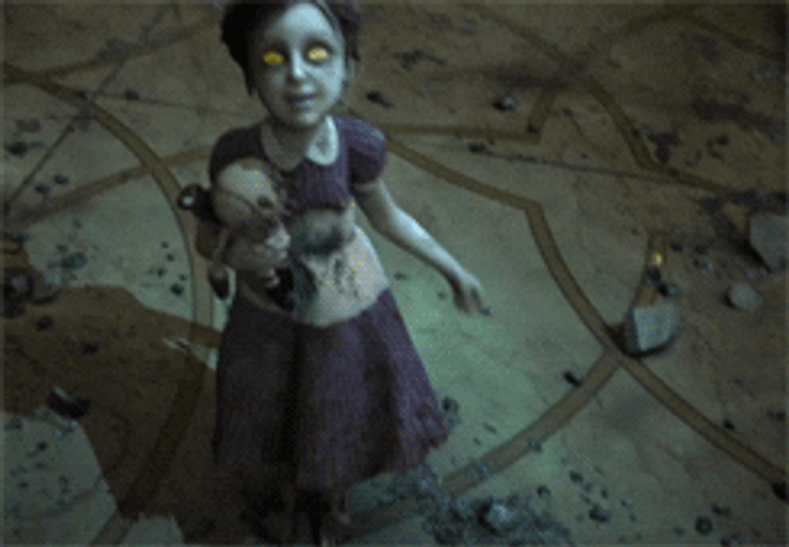 BioShock 2 Little Sister Cute GIF