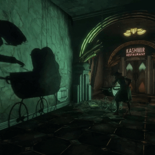 BioShock Baby Carriage Splicer GIF