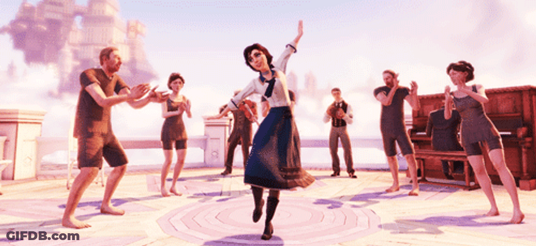 BioShock Infinite Elizabeth Dance GIF