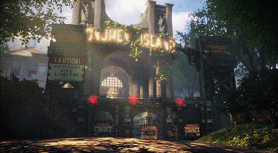 BioShock Monument Island Gate GIF