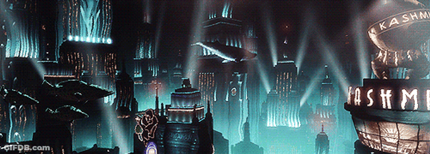 BioShock Underwater City Rapture GIF