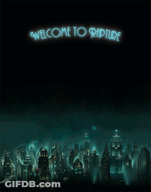 BioShock Welcome To Rapture Art GIF