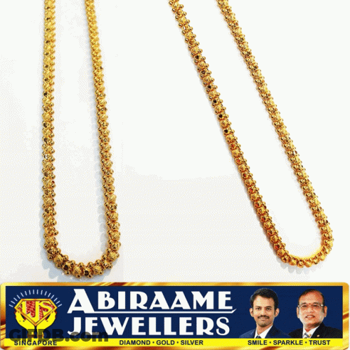 Biraame Jeweller Gold Chain Advertisement GIF
