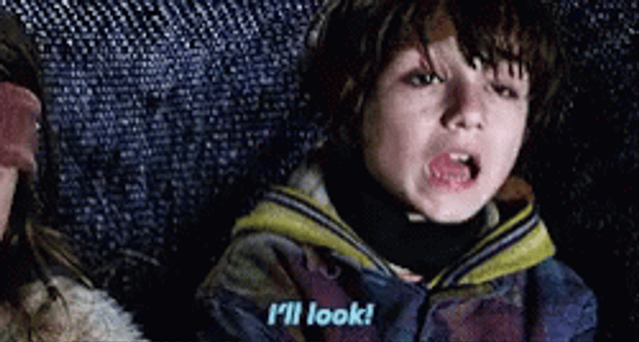 Bird Box Look Boy GIF